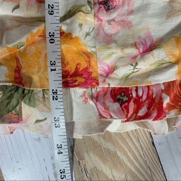 For Love and Lemons Julep Floral Linen Mini Dress Size Medium - Picture 14 of 14